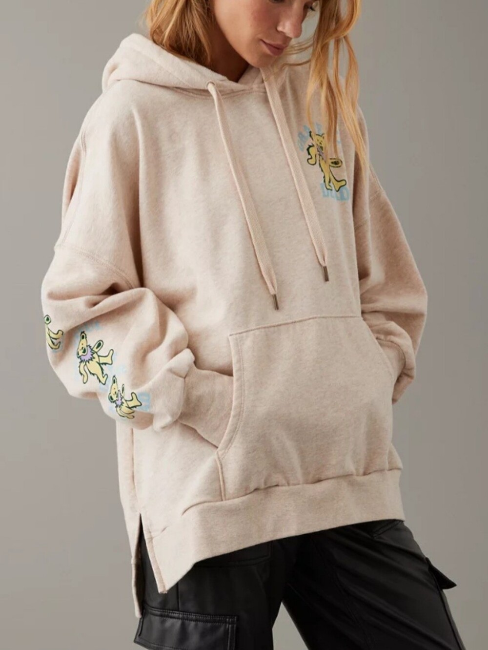 American Eagle Grateful Dead big hug oversized graphic hoodie